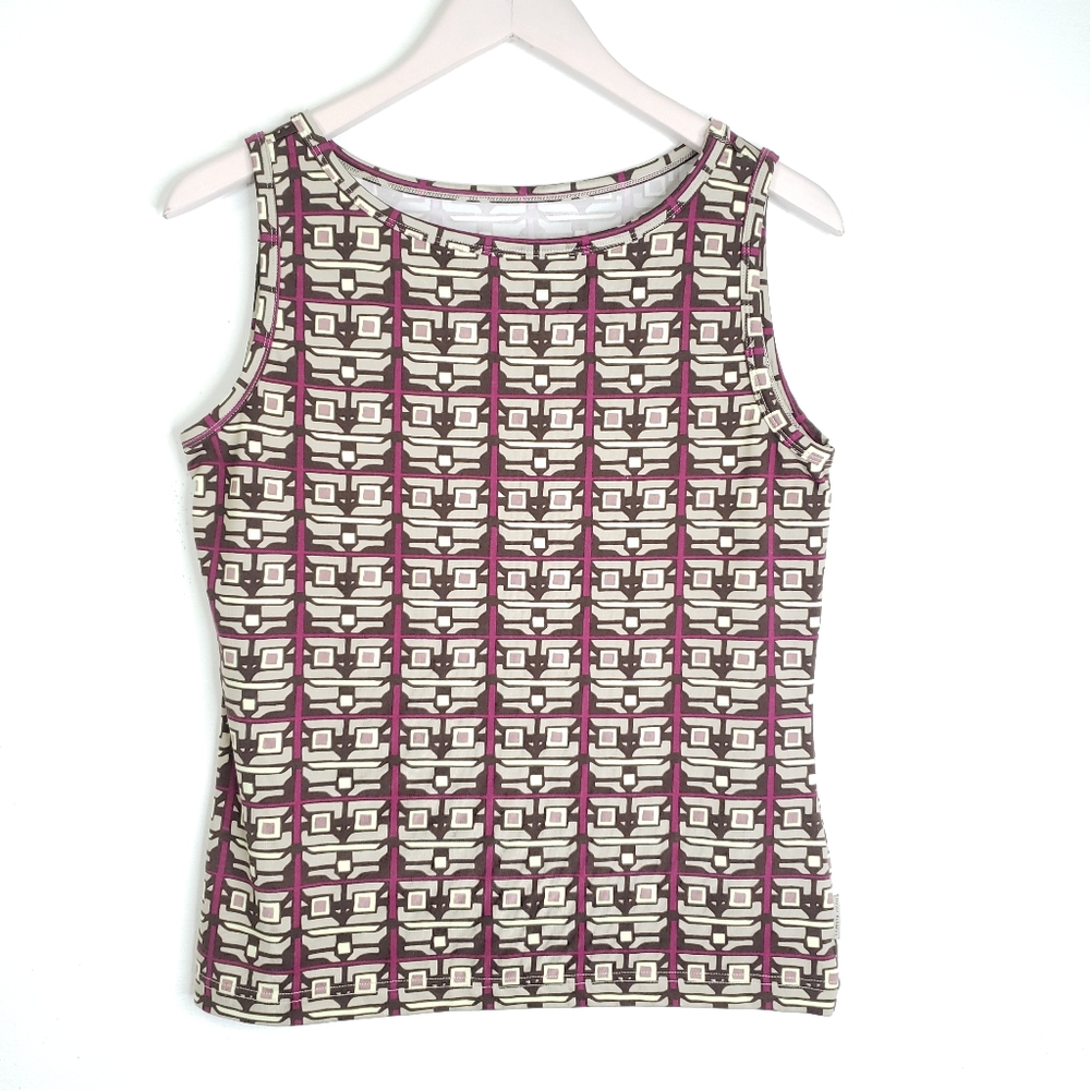 Royal Robbins Sleeveless Graphic Stretch Top M